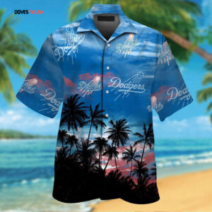 Los Angeles Dodgers Hawaiian Shirt #9 - Official MLB Merchandise
