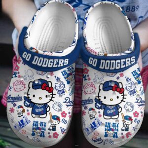 Los Angeles Dodgers Hello Kitty Clogs Gift for Men Women