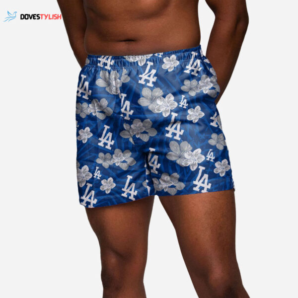 Los Angeles Dodgers Hibiscus Swimming Trunks – Official MLB Merchandise