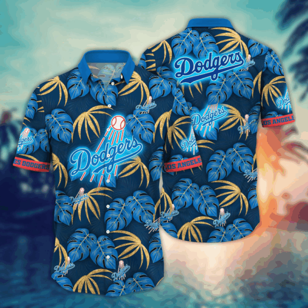 Los Angeles Dodgers MLB Flower Hawaii Shirt   For Fans, Summer Football Shirts