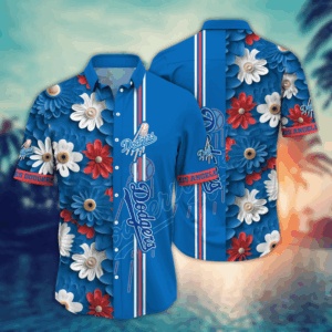 Los Angeles Dodgers MLB Flower Hawaii Shirt And Tshirt For Fans, Summer Football Shirts