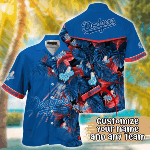 Los Angeles Dodgers MLB Summer Hawaii Shirt And TShirt, Custom Football Shirts