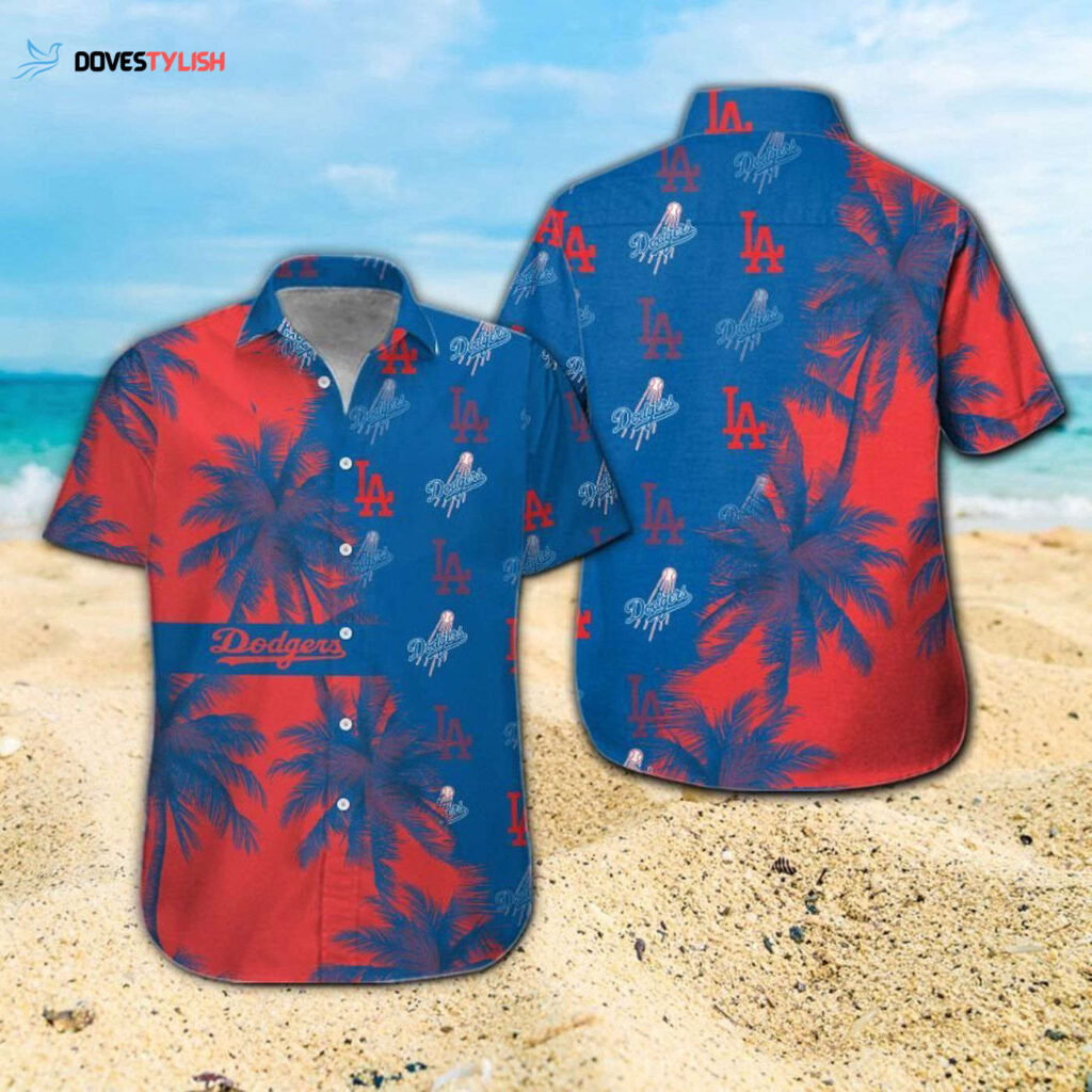 Los Angeles Dodgers Tropical Aloha Hawaiian Shirt Set for Men Women & Kids – MTE03