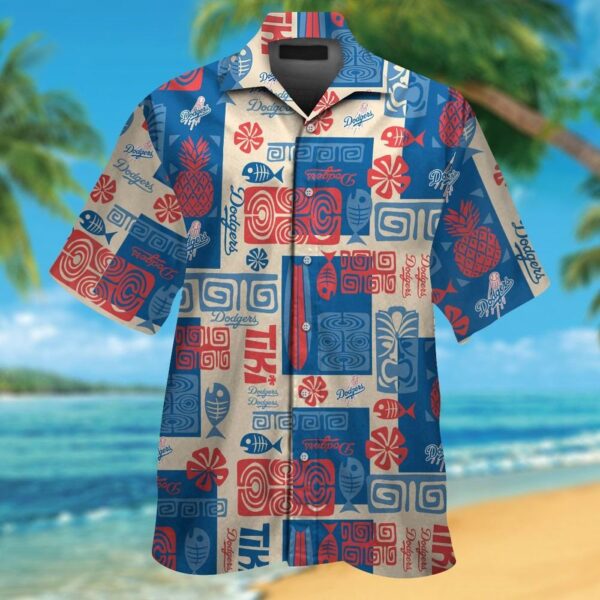 Los Angeles Dodgers Hawaiian Shirt Set for Men Women & Kids – MTE04