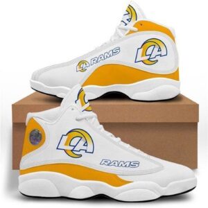 Los Angeles Rams Air Jordan 13 Custom Sneaker - Perfect Gift for Fans