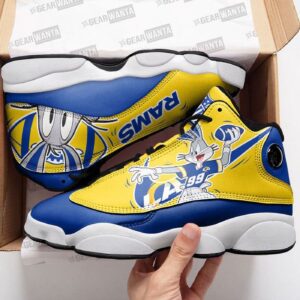 Los Angeles Rams Air Jordan 13 Custom Sneaker - Perfect Gift for Fans