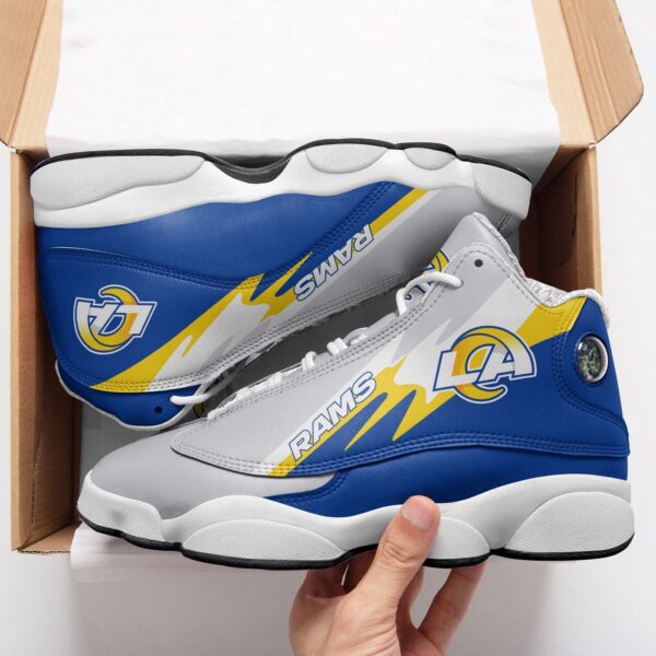Los Angeles Rams Air Jordan 13 Custom Sneaker – Perfect Gift for Fans!