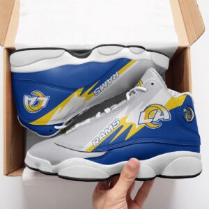 Los Angeles Rams Air Jordan 13 Custom Sneaker – Perfect Gift for Fans!