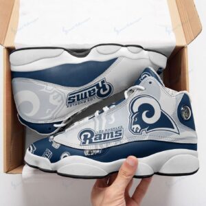 Los Angeles Rams Air Jordan 13 Custom Sneaker - Perfect Gift for Fans