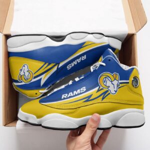 Los Angeles Rams Air Jordan 13 Custom Sneaker - Perfect Gift for Fans