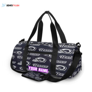 Los Angeles Unisex Gift Tee 2025Personalized Name Travel Bag Gym Bag