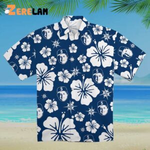 Official Lou Piniella Seattle Mariners Hawaiian Shirt – Perfect Seattle Mariners Fan Gift