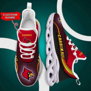 Louisville Cardinals Max Soul Shoes Luxury Custom Name For Men Women