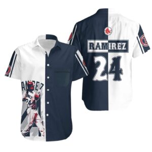 Manny Ramirez 24 Boston Red Sox Hawaiian Shirt: Official MLB Merchandise