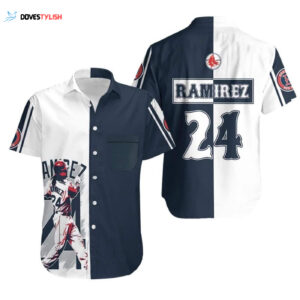 Manny Ramirez 24 Boston Red Sox Hawaiian Shirt: Official MLB Merchandise