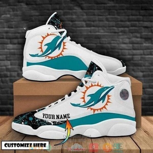 Miami Dolphins Air Jordan 13 Sneaker Custom – Perfect Gift for Fans of the Team