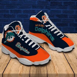 Miami Dolphins Air Jordan 13 Custom Sneaker - Perfect Gift for Fans