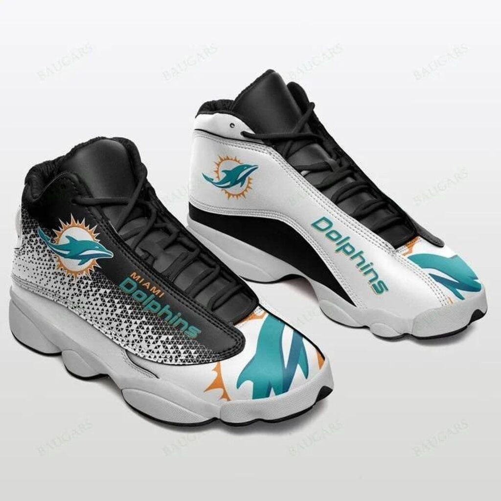 Exclusive Miami Dolphins Air Jordan 13 Custom Sneaker – Perfect Gift for Fans