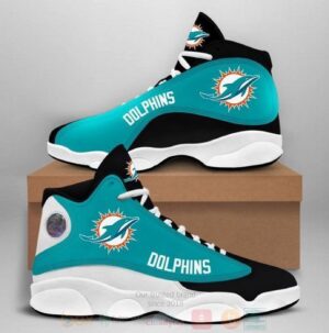 Authentic Miami Dolphins Air Jordan 13 Sneaker Custom – Perfect Gift for Fans