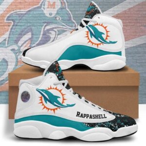 Exclusive Miami Dolphins Air Jordan 13 Custom Sneaker - Perfect Fan Gift