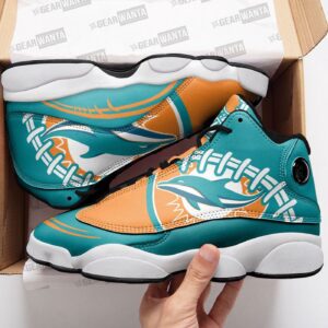 Miami Dolphins Air Jordan 13 Sneaker Custom Gift for Fans – Limited Edition