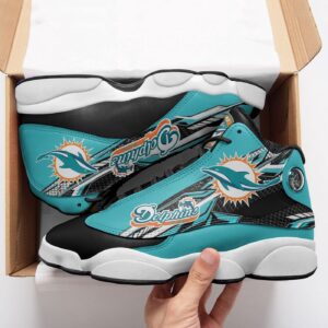 Authentic Miami Dolphins Air Jordan 13 Sneakers - Limited Edition