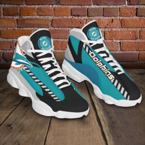 Get Your Game On with Miami Dolphins Air Jordan 13 Sneakers BG62