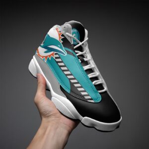 Get Your Game On with Miami Dolphins Air Jordan 13 Sneakers BG62