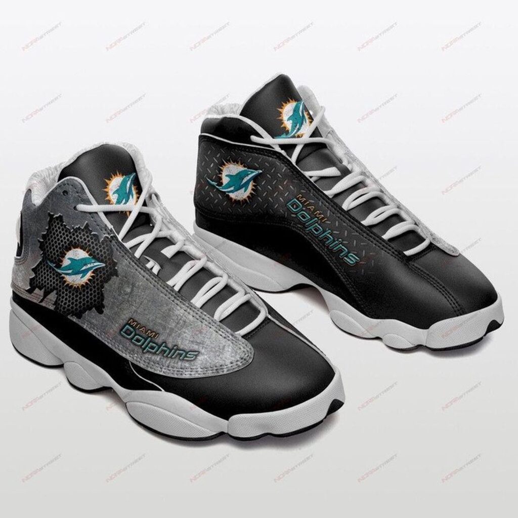 Miami Dolphins Air Jordan 13 Sneakers: Stylish Sport Shoes for Men and Women