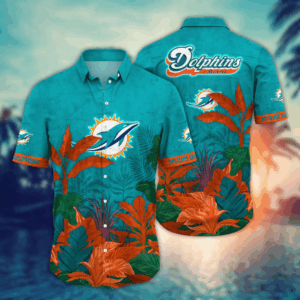 Miami Dolphins NFL Flower Hawaii Shirt  For Fans, Summer Football Shirts