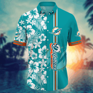 Miami Dolphins NFL Flower Hawaii Shirt  For Fans, Summer Football Shirts