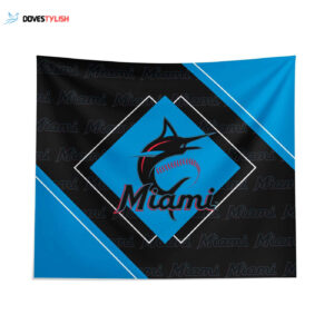 Official Miami Marlins Boxed Tapestry - Perfect for Fans!