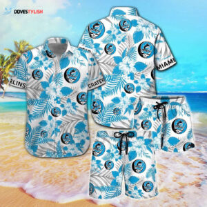 Miami Marlins Grateful Dead Hawaiian Shirt - Limited Edition