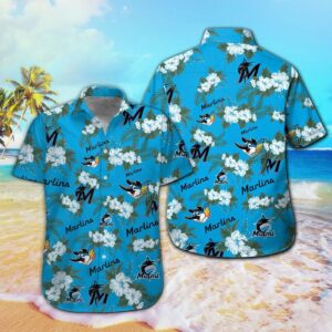 Miami Marlins Hawaiian Shirt #3 – Official MLB Merchandise