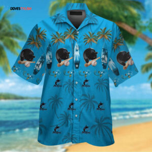 Miami Marlins Hawaiian Shirt #4 - Official MLB Merchandise for Fans