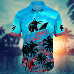 Miami Marlins MLB Flower Hawaii Shirt   For Fans, Summer Football Shirts