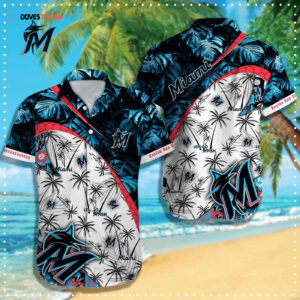 Authentic Miami Marlins MLB Hawaiian Shirt Q-49376