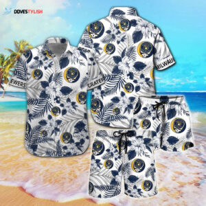 Milwaukee Brewers & Grateful Dead Hawaiian Shirt: Official MLB Merchandise