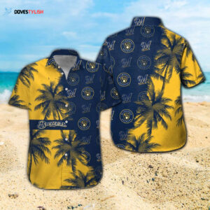 Milwaukee Brewers Hawaiian Shirt #6 - Official MLB Merchandise