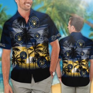 Milwaukee Brewers Hawaiian Shirt #9 – Official MLB Merchandise
