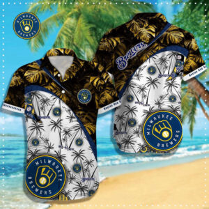 Milwaukee Brewers MLB-Hawaiian Shirt For Men Women