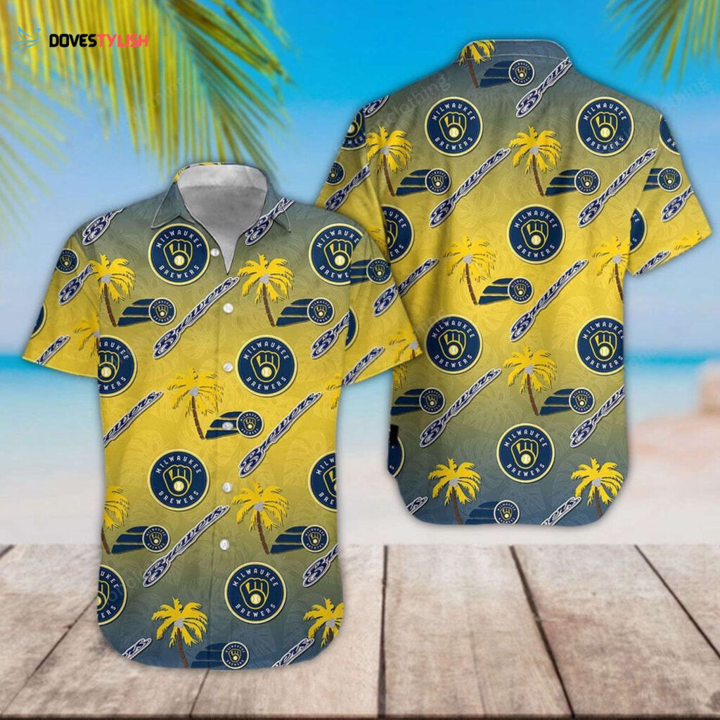 Custom Milwaukee Brewers Hawaiian Shirt – Personalized MLB Fan Fashion Custom Milwaukee Brewers Hawaiian Shirt – Personalized MLB Fan Fashion