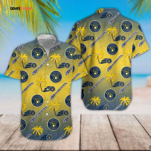 Custom Milwaukee Brewers Hawaiian Shirt - Personalized MLB Fan Fashion