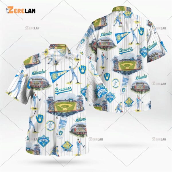 Milwaukee Brewers Summer Hawaiian Shirt – Stay Cool in Style!