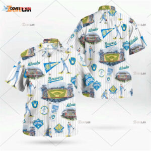 Milwaukee Brewers Summer Hawaiian Shirt - Stay Cool in Style!