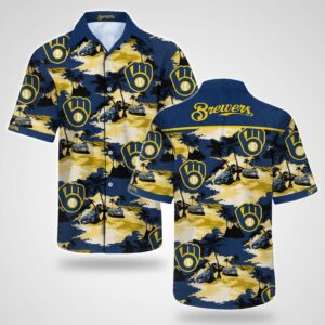 Milwaukee Brewers Tommy Bahama Hawaiian Shirt – Official MLB Gear