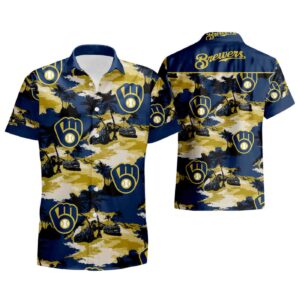 Milwaukee Brewers Tommy Bahama Hawaiian Shirt 2023 Summer Style Must-Have