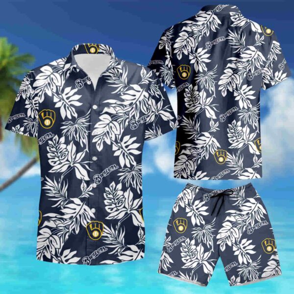 Milwaukee Brewers Tropical Flower Hawaiian Shirt 2023 Summer Style
