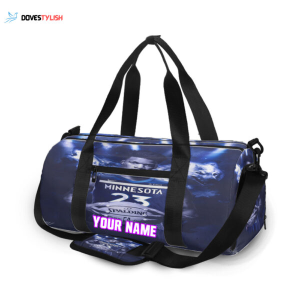 Minnesota Timberwolves 23 Jimmy Butler Unisex Gift Tee 2025 Personalized Name Travel Bag Gym Bag