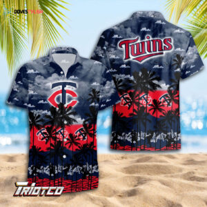 Minnesota Twins 3D Button Hawaiian Shirt - Perfect Gift for Men Father Dad Trending Summer Style